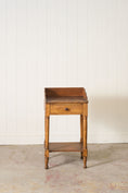 Load image into Gallery viewer, Early American Single Drawer Pine Side Table
