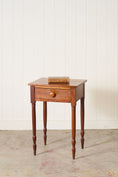 Load image into Gallery viewer, Antique American One Drawer Cherry Side Table (c. 1850)