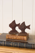 Load image into Gallery viewer, PAIR of Iron Art Deco Fish Bookends (c. 1930)
