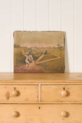 Load image into Gallery viewer, 19th Century Oil on Canvas American Baseball Game | Unframed