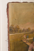 Load image into Gallery viewer, 19th Century Oil on Canvas American Baseball Game | Unframed