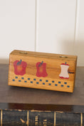 Load image into Gallery viewer, Folk Art Hand Painted Apple Box