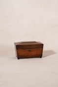 Load image into Gallery viewer, Antique Georgian Rosewood Tea Caddy (c. 1810)