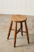 Load image into Gallery viewer, 19th Century Single Plank Top Round 19.5"H Wooden Stool