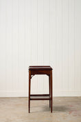 Load image into Gallery viewer, 19th Century English Mahogany Two-Tier Side Table with Tray Top