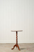 Load image into Gallery viewer, Victorian Revival Oak Barley Twist Wine Table (c. 1880)