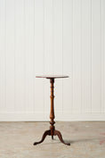 Load image into Gallery viewer, Victorian Mahogany Wine Table with Unique Bulbous Base Accent