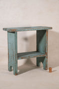 Load image into Gallery viewer, 19th Century Painted Blue Joint Stool