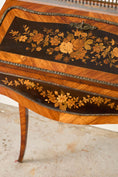 Load image into Gallery viewer, 19th Century Antique French Marquetry Ladies Desk with Green Leather Interior