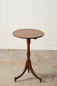 Load image into Gallery viewer, Antique English Mahogany Pedestal Lamp Table