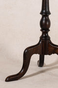 Load image into Gallery viewer, Antique English Mahogany With Oak Base Wine Table on Tripod Base
