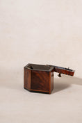 Load image into Gallery viewer, Inlay Hexagon Tea Caddy with Brass Hand Handle (c. 1820)