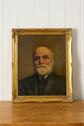 Load image into Gallery viewer, Late 19th/Early 20th Century English School Oil on Canvas Portrait of a Gentleman in Giltwood Frame