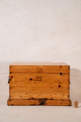 Load image into Gallery viewer, 19th Century English Waxed Pine Carpenters Tool Chest (c. 1900)
