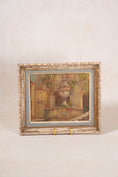 Load image into Gallery viewer, Framed French Fountain Landscape Oil Painting