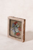 Load image into Gallery viewer, Framed Floral Reverse Glass Painting | Signed