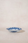 Load image into Gallery viewer, W. H. Grindley Antique Blue Flow Transferware Oval Serving Vegetable Bowl