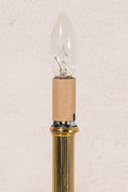 Load image into Gallery viewer, Vintage Gold Fluted Column Petite Lamp