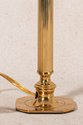 Load image into Gallery viewer, Vintage Gold Fluted Column Petite Lamp