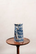 Load image into Gallery viewer, Handmade Stoneware Blue Spongeware Pitcher