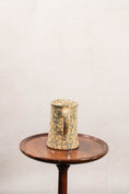 Load image into Gallery viewer, Antique Stoneware Yellowwear + Blue Spongeware Pitcher