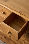 Load image into Gallery viewer, Antique English Pitch Pine 16-Drawer Apothecary Cabinet