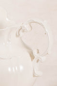 Load image into Gallery viewer, Vintage Large Cream Ceramic Pitcher with Scalloped Edge