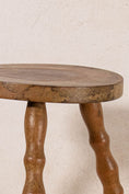 Load image into Gallery viewer, Antique Bobbin Leg Milk Stool