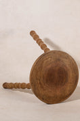 Load image into Gallery viewer, Antique Bobbin Leg Milk Stool