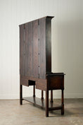 Load image into Gallery viewer, 19th Century English Oak Pot Cupboard with Topper