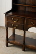 Load image into Gallery viewer, 19th Century English Oak Pot Cupboard with Topper