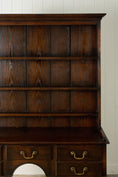 Load image into Gallery viewer, 19th Century English Oak Pot Cupboard with Topper
