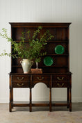 Load image into Gallery viewer, 19th Century English Oak Pot Cupboard with Topper