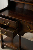Load image into Gallery viewer, 19th Century English Oak Pot Cupboard with Topper