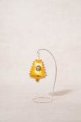 Load image into Gallery viewer, SET of 11 | Vintage Yellow Gold Silk Hand-Embellished Ornaments