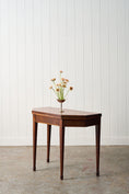 Load image into Gallery viewer, Regency Mahogany Demilune Card Table
