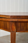 Load image into Gallery viewer, Regency Mahogany Demilune Card Table