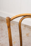 Load image into Gallery viewer, Vintage Bentwood Bistro Chair with Floral Carved Seat