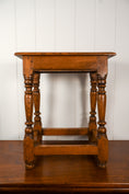Load image into Gallery viewer, Antique English Oak Joint Stool