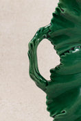Load image into Gallery viewer, Copeland (c. 1860-1875) Green Majolica Overlapping Large Leaf Server