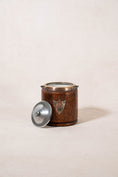 Load image into Gallery viewer, 19th Century English Oak Biscuit Barrel with Silver Plate Shield