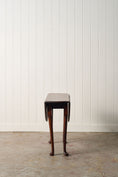 Load image into Gallery viewer, 19th Century English Mahogany Drop Leaf Table with Padded Feet