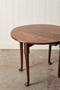 Load image into Gallery viewer, 19th Century English Mahogany Drop Leaf Table with Padded Feet