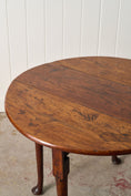 Load image into Gallery viewer, 19th Century English Mahogany Drop Leaf Table with Padded Feet