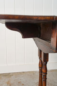 Load image into Gallery viewer, 19th Century English Petite Drop Leaf Table with Drawer