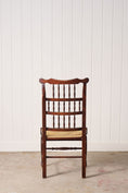 Load image into Gallery viewer, Set Of 8 Vintage Lancaster Spindle Rush Chairs