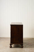 Load image into Gallery viewer, 18th Century 3-Drawer Oak Chest On Bun Feet