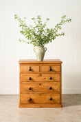 Load image into Gallery viewer, 19th Century English Victorian Pine 2-Over-3 Chest (c. 1900)