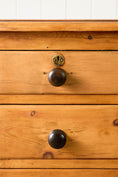Load image into Gallery viewer, 19th Century English Victorian Pine 2-Over-3 Chest (c. 1900)