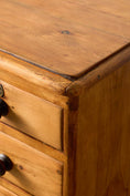 Load image into Gallery viewer, 19th Century English Victorian Pine 2-Over-3 Chest (c. 1900)